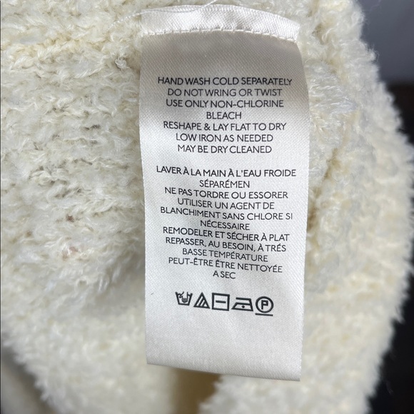 Free People Teddy Sweater Tunic in Sugar Swirl. - Picture 11 of 12